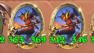 Double Golden Champion of Sargeras Is So Many Stats | Dogdog Hearthstone Battlegrounds