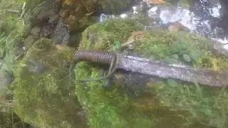 Found Civil War Sword in Creek in Kingston, Ga