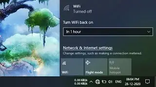 Turn WiFi Back On Manually Windows 10 | Method: 5/6