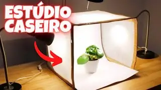 Mini Estúdio Fotográfico Caseiro fácil de fazer