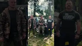 Бойцы Полка Калиновского поблагодарили за помощь волонтёров 