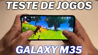 Galaxy M35 Fiz um Teste Pesado Mostrando o FPS