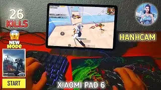 😈PLAYING WITH IPAD 6 90FPS Gameplay🥵XIAOMI PAD 6 PUBG TEST🔥Pubg Mobile iPad,8,9, Air,4,Mini,6,Pro😱