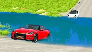Cars vs Deep Water #1 – BeamNG.Drive