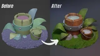 Texture painting  in blender tutorial | blender texture painting