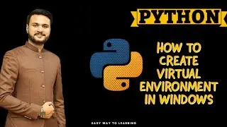 Python Tutorial for Beginners - How to Create virtual environment in python!