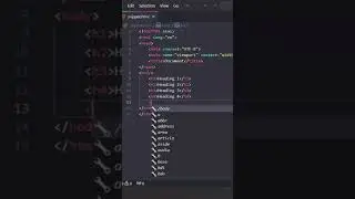 HTML Heading tutorial #shorts