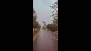 Bike riding in rain /🌈🌈 friends/  short riding 