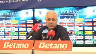 Marius Şumudică, foarte mulţumit cu remiza din Bănie
