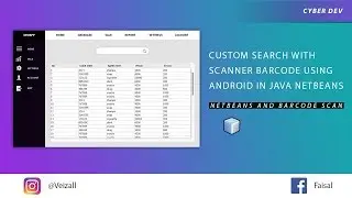 Barcode Scanner With Java Netbeans