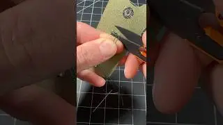 Melting tips #leathertok #leather #leatherasmr #leatherstitching #meltingthread #leatheraccessories