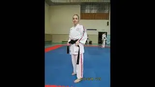 Аттестация и вручение черного пояса 1 й дан Мария Шадрина, Тольятти, ноябрь 2018г каратэ
