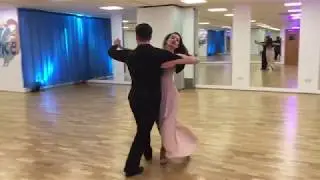 How to dance Fallaway Contra Check in Tango - Advanced