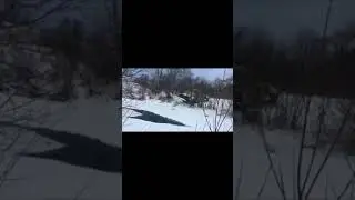 К-700 через ледяную реку! 💪