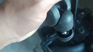 The roller is falling out of the base of the office chair. Repair.