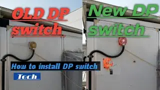 install New DP switch // AHU DP switch #technew3 #DP switch