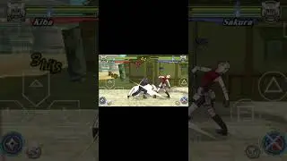 NARUTO ULTIMATE NINJA HEROES 3 KIBA VS SAKURA PPSSPP