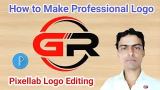How to Make GR Logo design | Pixellab Logo editing | Logo kaise banaye | Logo design | Gulab Raja