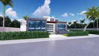 Best House Design 15m x 18m 2BK Lumion Render