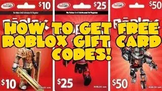 HOW TO GET FREE ROBLOX GIFT CARDS