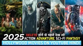 Top 8 New Hollywood Movies On Youtube in Hindi Dubbed | Hollywood Action Adventure Movies in Hindi 