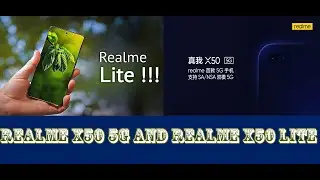 Realme X50 5G And Realme X50 Lite (Youth Edition 5G) Specification leaks | check it out