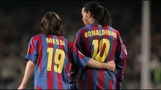 شاهد ماذا قال ميسي ورونالدو حول اعتزال الساحر البرازيلي رونالدينهو تقرير حزين حداً Ronaldinho 10