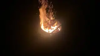 Real Fire outdoor in Canada