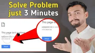 [🔥Live Solve 2023] HTTP error 500 | Website is Currently Unable To Handle This Request  (Hindi)