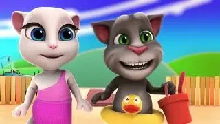 Una mano amiga | Cortos de Talking Tom | Dibujos animados | WildBrain en Español