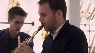 Kebyart Saxophone Quartet play Pulcinella Suite, K034b • Vandoren Profile mouthpieces •