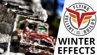 Creating Snow Effects on a Custom Diecast Matchbox Snow-Trac Shining Hedge Maze Diorama