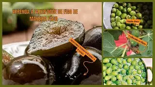 APRENDA COMO FAZER DOCE DE FIGO UTILIZANDO SOMENTE TRÊS INGREDIENTES! #receita #receitadefimdeano