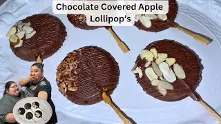 Chocolate Covered Apple Lollipops / Easy And Simple