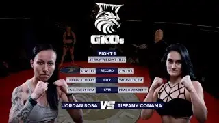 Tiffany Conama VS.  Jordan Sosa - GKO 6