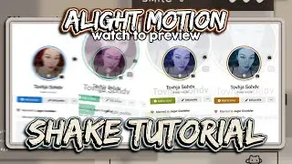 REPOST • shake tutorial on alight motion || RPW tutorials