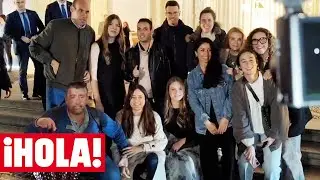 Las imágenes inéditas de la princesa Leonor y la infanta Sofía en Oviedo