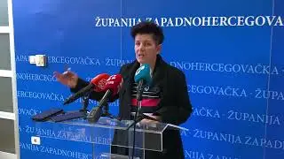 Konferencija za medije povodom štrajka prosvjetara u ŽZH