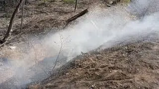 Cleaning Irrigation Ditch