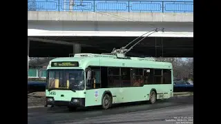 Троллейбус Минска БКМ-321,борт.№ 3450,марш.40 (22.12.2019)