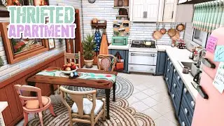 THRIFTED APARTMENT 🛍️ Stonestreet Apartments # 3 || The Sims 4 Apartment Speed Build (No CC)