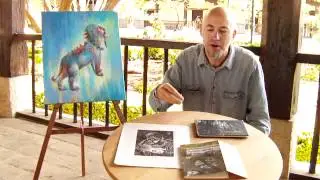 Marco Turra, promotor y en Gráfica Maya comunidad-galeria-taller  de artistas Mayas