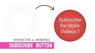 Animated Subscribe Button using HTML and CSS