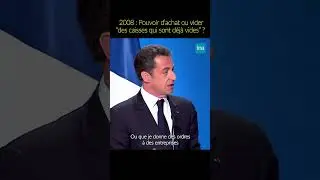 Nicolas Sarkozy et le pouvoir d'achat 