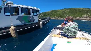 FOMOS PARADOS PELA POLICIA AMBIENTAL EM ALTO MAR!
