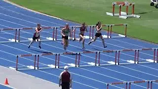90m Hurdles U16yrs Women Final, 2021 QLD Athletics Championships, QSAC, Brisbane 14/03/2021