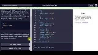 Adjust the Width of an Element Using the width Property.