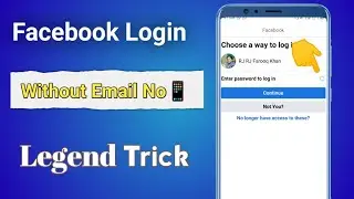 How To Forgot Facebook Without Email and Phone Number | Login Facebook without email Number