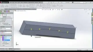 How to create Step Draft (tapered and perpendicular steps) in SolidWorks