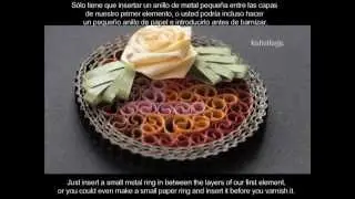 Quilled jewelry- Bijoux en quilling - Joyería de papel enrollado